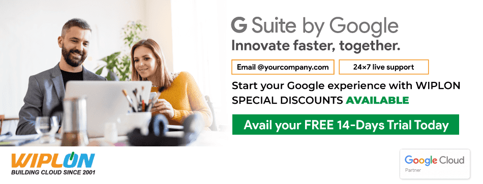 14 days free trial for G Suite